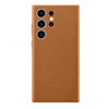 Samsung Galaxy S23 Ultra Leather Phone Case - brown