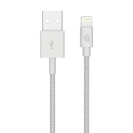 Griffin braided Lightning cable 1 m - silver