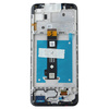 Original LCD display with bezel for Motorola Moto E20 - black