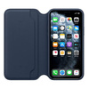 Apple iPhone 11 Pro Leather Folio Case - Navy Blue (Deep Sea Blue)