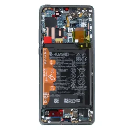 LCD display with frame and battery for Huawei P30 Pro - blue (Mystic Blue)