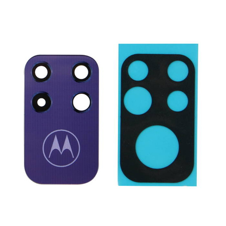 Motorola One Zoom camera glass with adhesive - purple