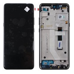 Motorola Moto G 5G wyświetlacz LCD z ramką  - szary (Volcanic Gray)