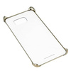 Samsung Galaxy S6 edge+ Clear Cover phone case - transparent with gold frame