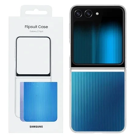 Etui na telefon Samsung Galaxy Z Flip5 Flipsuit Case - transparentne