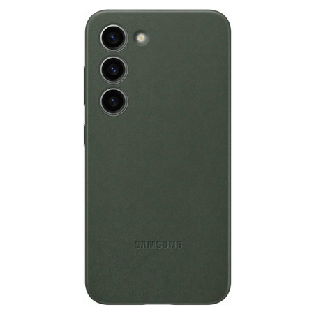 Samsung Galaxy S23 Leather Phone Case - green