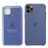 Apple iPhone 11 Pro Max Silicone Case MagSafe - Blue (Linen Blue)