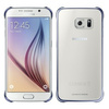 Samsung Galaxy S6 Clear Cover phone case - transparent with navy blue frame