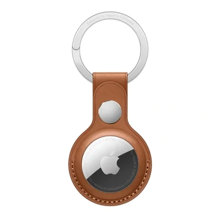 Apple AirTag Leather Key Ring - brown (Saddle Brown)