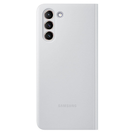 Samsung Galaxy S21 Smart Clear View Phone Case - gray