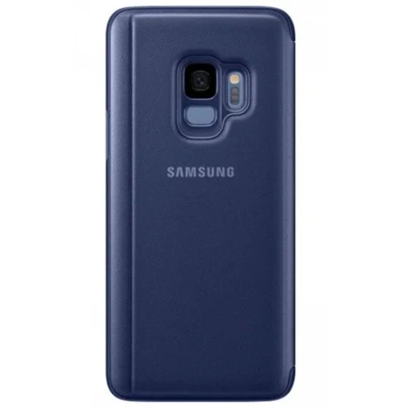 Samsung Galaxy S9 Clear View Standing Phone Case - blue [OUTLET]