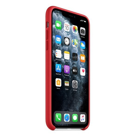 Apple iPhone 11 Pro Max silicone case MWYV2ZM/A - Red (Red)