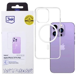 Silicone case for Motorola Edge 50 Pro phone 3mk Clear Case - transparent