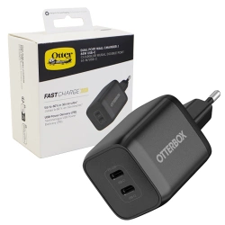 OtterBox USB-C Dual Port Wall Charger 65W - black