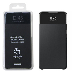 Samsung Galaxy A52/ A52 5G/ A52s etui Smart S View Wallet Cover EF-EA525PBEGEW - czarne