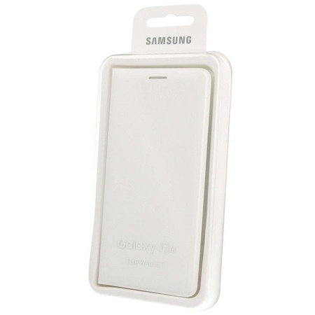 Samsung Galaxy J3 2016 Flip Wallet phone case - white