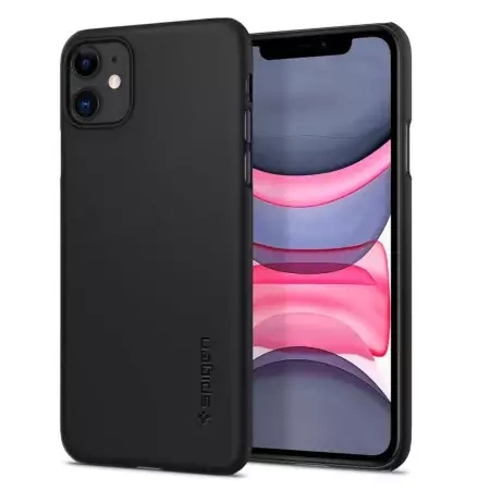 Apple iPhone 11 Spigen Thin Fit case - black