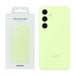 Etui na telefon Samsung Galaxy S24 Silicone Case - limonkowe (Lime)