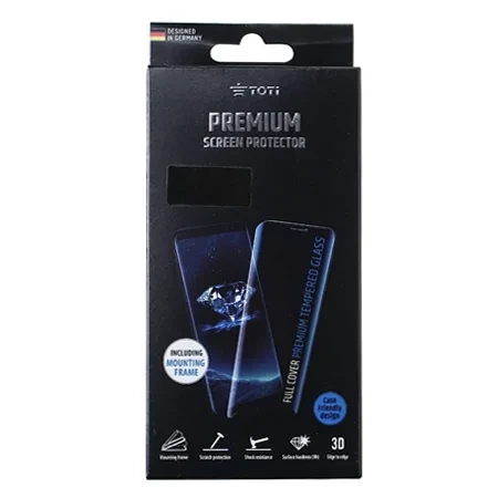 Tempered glass for Apple iPhone 12 Pro Max Toti Premium Full Glue - black