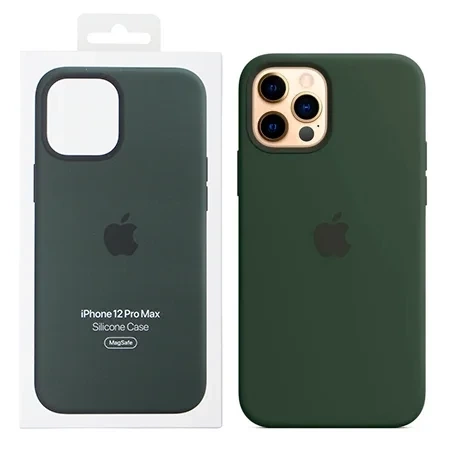 Apple iPhone 12 Pro Max Silicone Case MagSafe - Green (Cyprus Green)