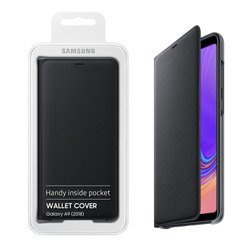 Samsung Galaxy A9 2018 Wallet Cover phone case - black