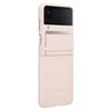 Samsung Galaxy Z Flip4 Flap Leather Cover Phone Case - Peach (Peach)