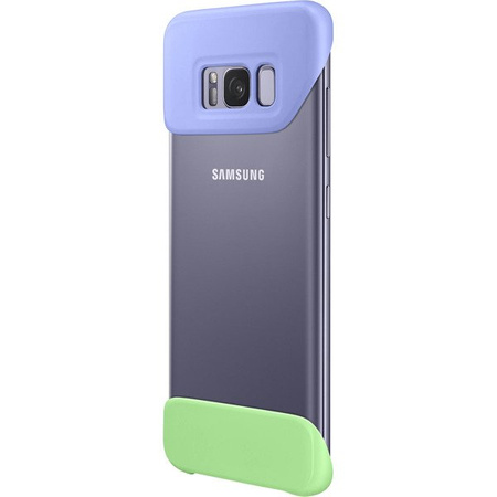 Samsung Galaxy S8 2Piece Cover phone case - purple and green