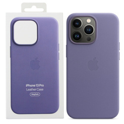Apple iPhone 13 Pro Leather Case MagSafe - purple (Wisteria)