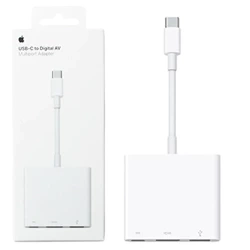 Apple adapter from USB-C to Digital AV connector - white