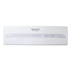 Apple Magic Keyboard with Touch ID and Numeric Keypad (British layout) - white