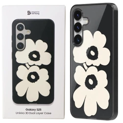 Etui na telefon Samsung Galaxy S25 Unikko 3D Dual Layer Case - czarne