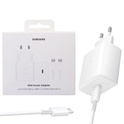 Ładowarka sieciowa z kablem USB-C na USB-C Samsung Power Adapter 45W - biała