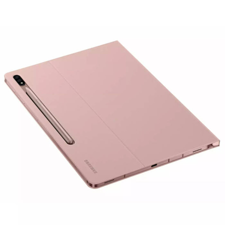 Samsung Galaxy Tab S7/ Tab S8 Book Cover - dirty pink/brown [OUTLET]