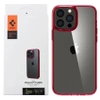 Etui na Apple iPhone 13 Pro Spigen Ultra Hybrid - transparentne z czerwoną ramką (Red Crystal)