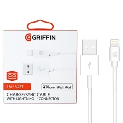 Griffin Lightning cable 1 m - white