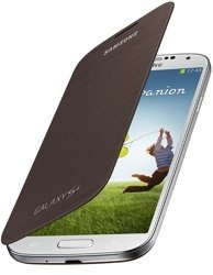 Samsung Galaxy S4 Flip Cover case EF-FI950BA - brown