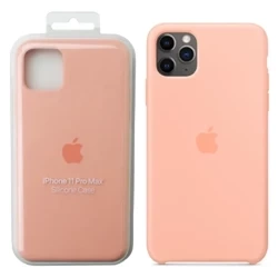 Apple iPhone 11 Pro Max Silicone Case - Grapefruit (Grapefruit)