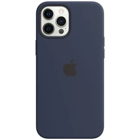 Apple iPhone 12 Pro Max Silicone Case MagSafe - Navy blue (Deep Navy)