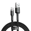 USB-A to USB-C Baseus Cafule 2A cable - black 2 m