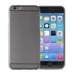 Apple iPhone 6 plus/ 6s Plus silicone case and protective film Puro IPC65503BLK - smoked