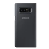 Samsung Galaxy Note 8 Clear View Standing Cover phone case - black [OUTLET]