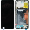 Wyświetlacz LCD z ramką i baterią do Honor X8a/ 90 Lite - czarny (Midnight Black)