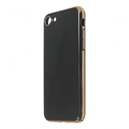 Case for Apple iPhone 7/ 8/ SE 2020/ SE 2022 Just Must - black with gold frame