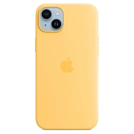 Apple iPhone 14 Plus Silicone Case MagSafe - Yellow (Sunglow)