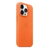 Apple iPhone 14 Pro Leather Case MagSafe - Orange (Orange)