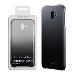 Etui na telefon Samsung Galaxy J6 Plus 2018 Gradation Cover - półprzezroczyste czarne