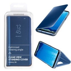 Samsung Galaxy S8 plus case Clear View Standing Cover EF-ZG955CLEG - blue