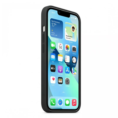 Apple iPhone 13 silicone case MM2A3ZM/A - black (Midnight)