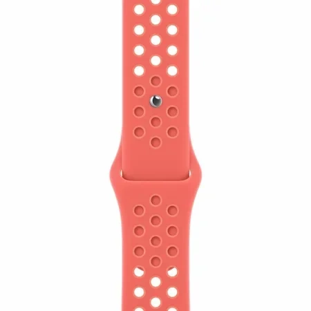 Pasek Apple Watch 38/ 40/ 41 mm Nike Sport Band S/M L/M - różowo-pomarańczowy (Magic Ember/ Crimson Bliss)