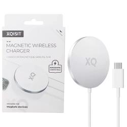 Ładowarka indukcyjna Xqisit Magnetic Wireless Charger MagSafe 15W - biała